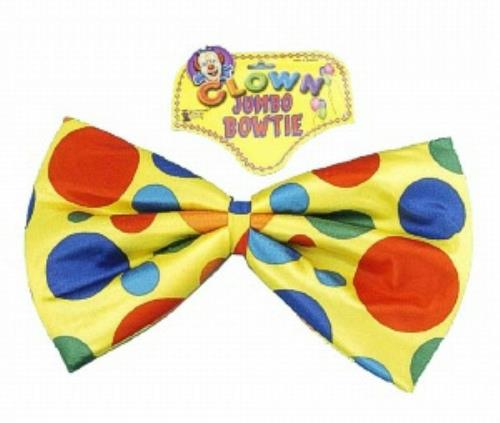 Jumbo Foam Clown Bow Tie Costume Accessory