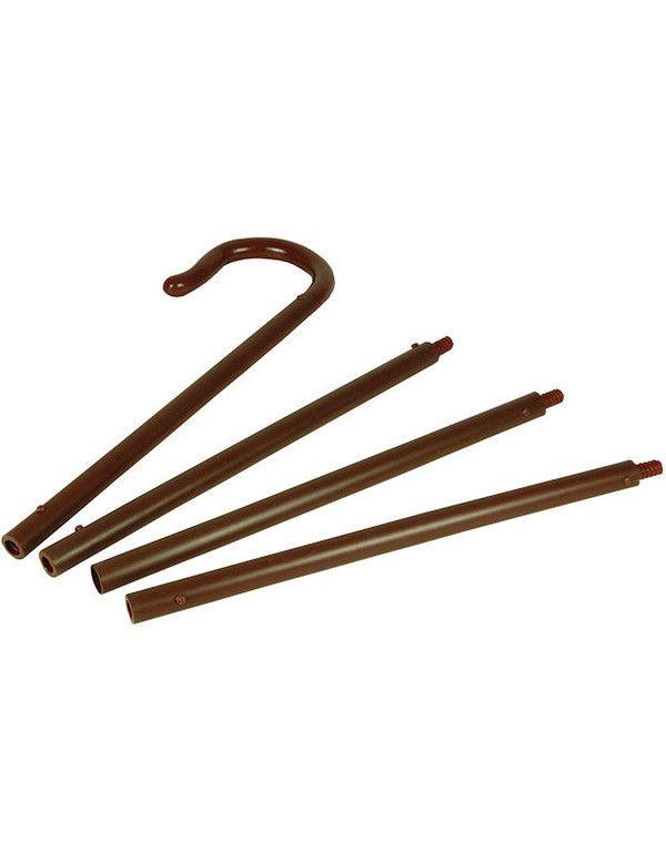 Brown Shepherds Cane Staff Crook Costume Accessory 68"