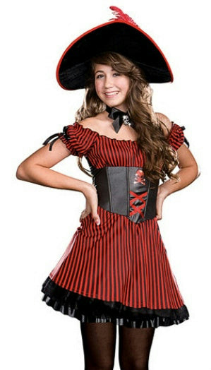 Junior's Captain Cutie Patooty Girls Costume Size XS