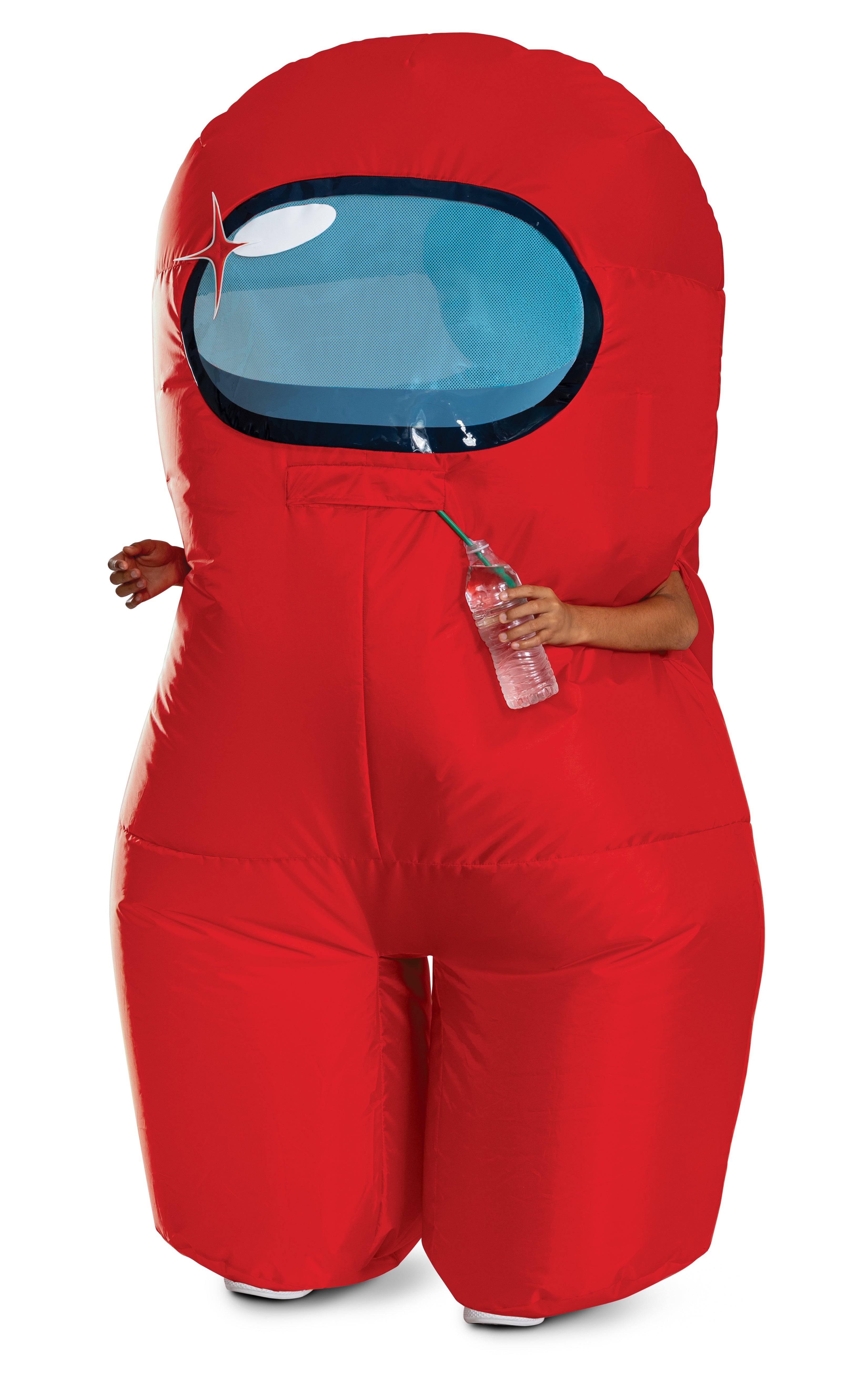Red Impostor Among Us Inflatable Child Costume One Size Officially Licensed
