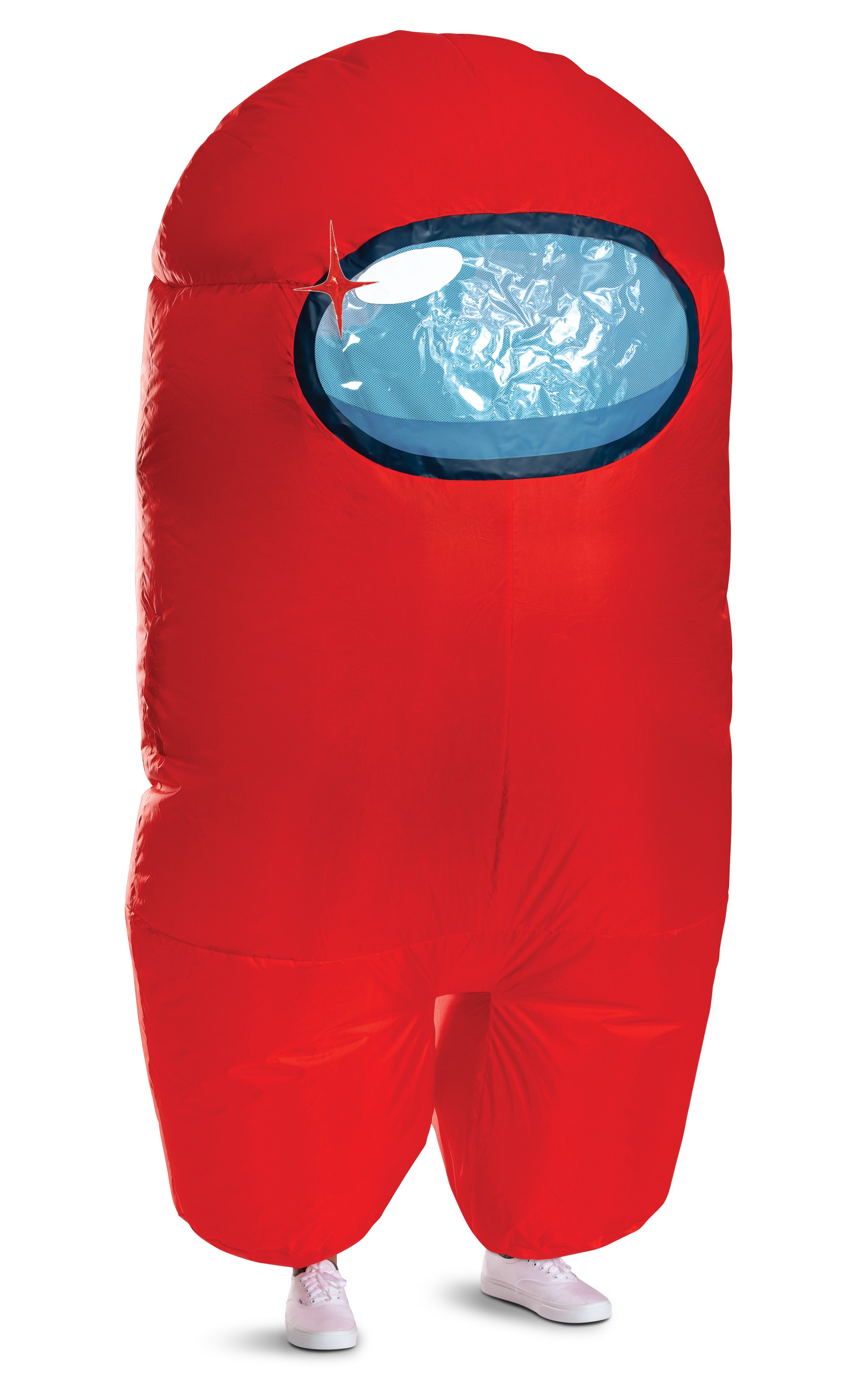 Red Imposter Among Us Inflatable Adult Costume Size Standard