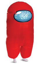 Load image into Gallery viewer, Red Imposter Among Us Inflatable Adult Costume Size Standard
