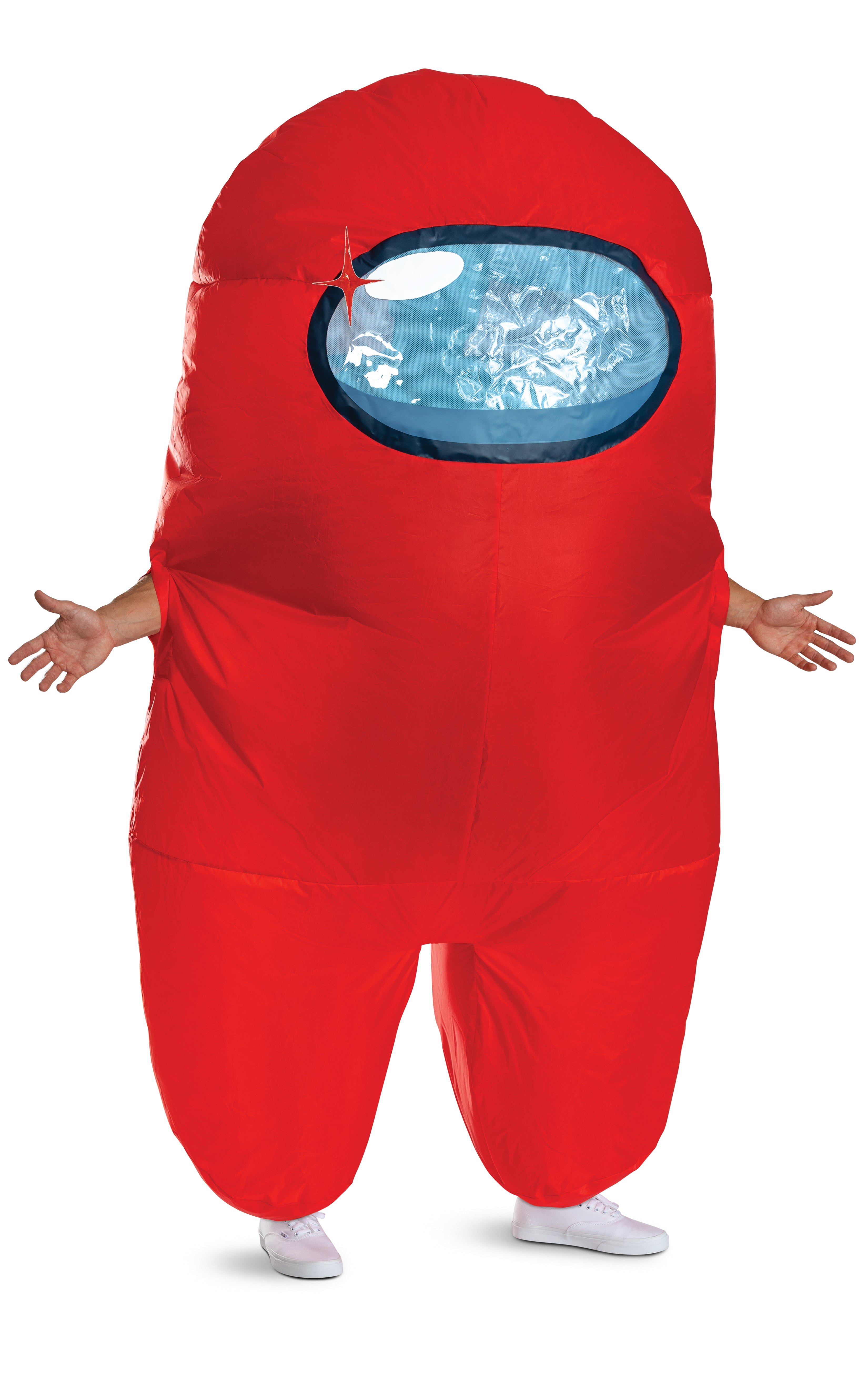 Red Imposter Among Us Inflatable Adult Costume Size Standard