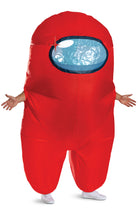 Load image into Gallery viewer, Red Imposter Among Us Inflatable Adult Costume Size Standard
