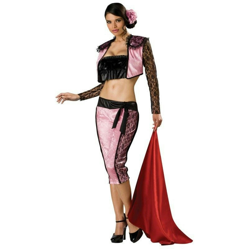 Pink Matador Adult Sexy Womens Tempting Toreador Costume Size Large