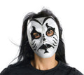 Black and White Kiss of Death Adult Costume Mask