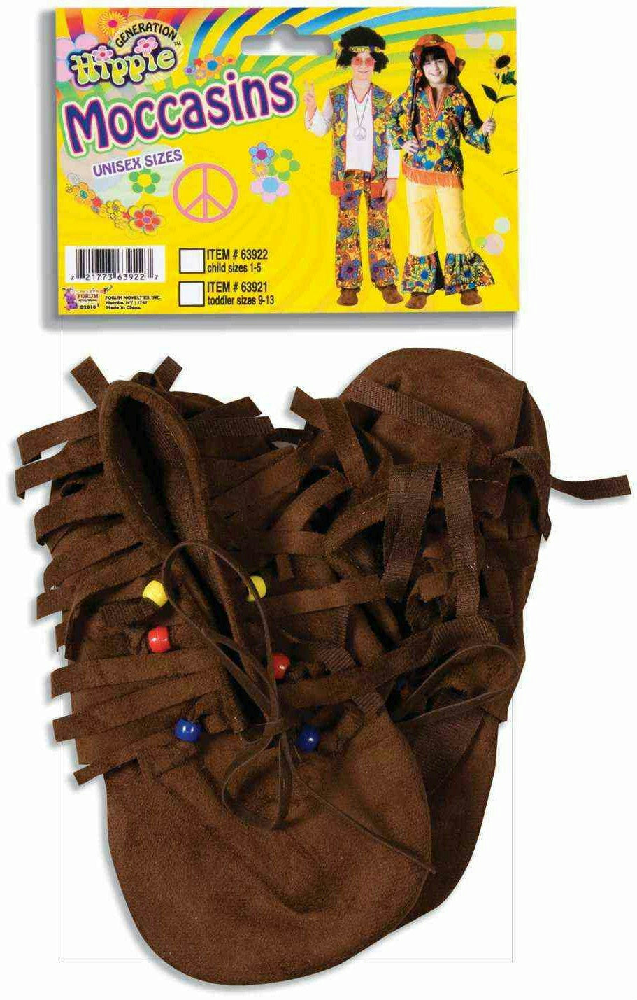 Hippie/Native American Moccasins - Child 1 - 5