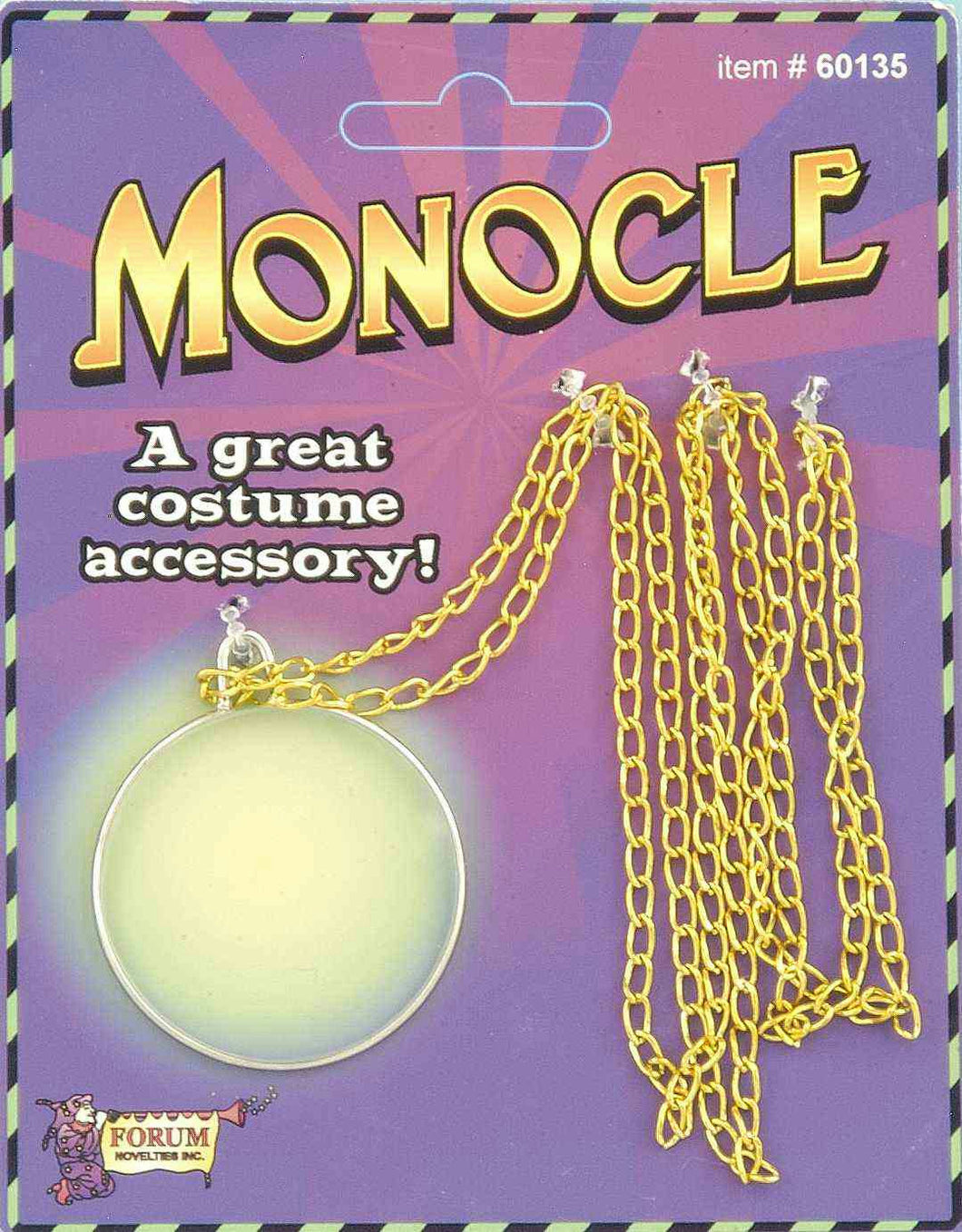 Deluxe Monocle with Gold Chain
