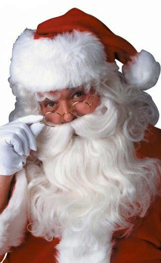 Forum Deluxe Santa Wig and Beard Set