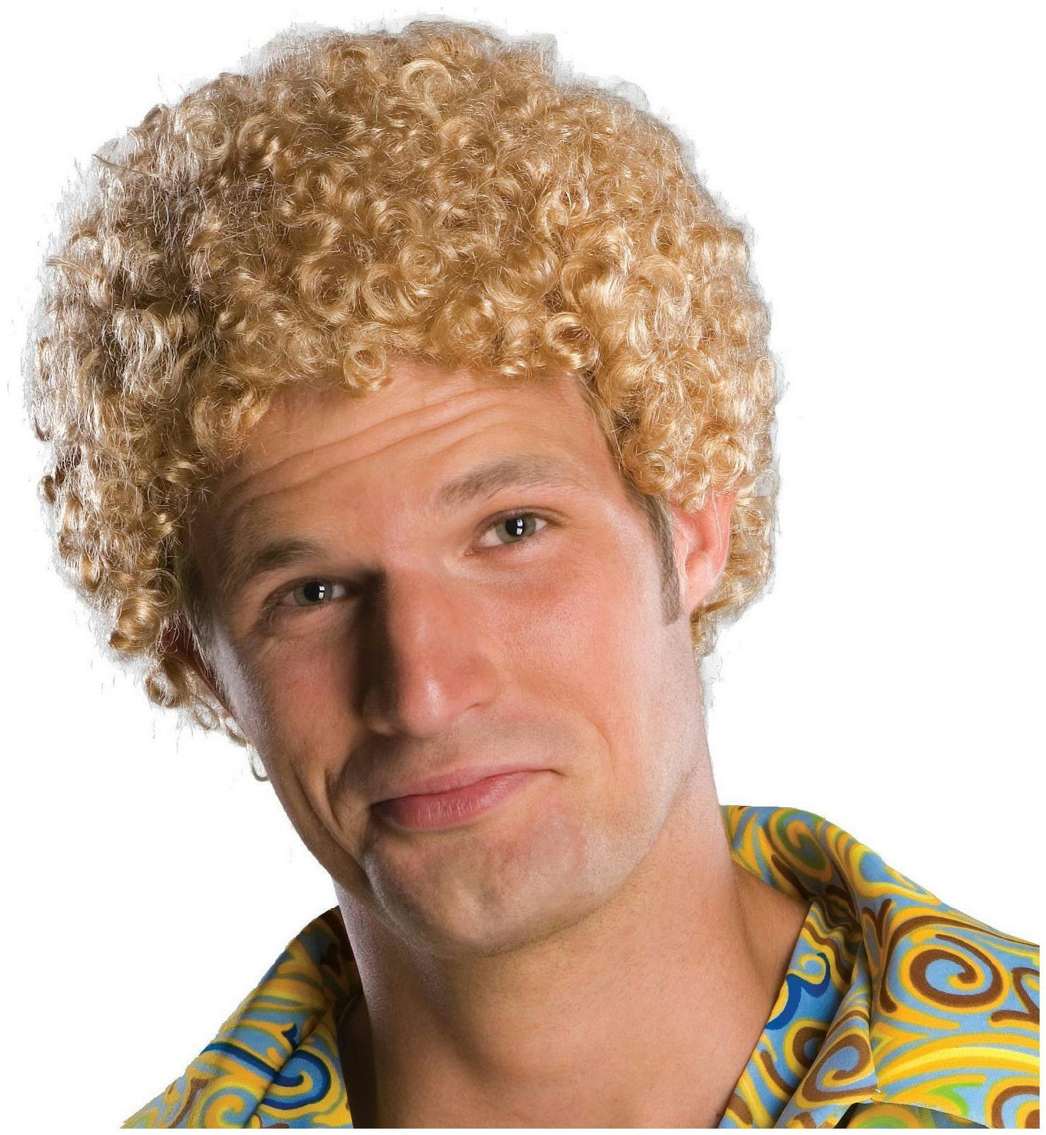 Justin Timberlake Tight Fro Blonde Afro Wig