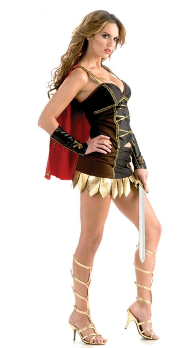 Delicious Women's Sexy Playboy Roman Warrior Bunny Costume S/M