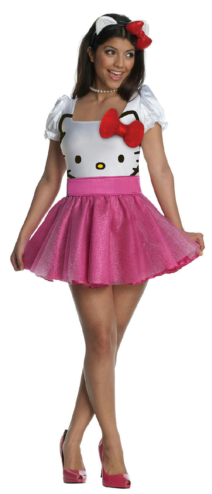 Secret Wishes Women's Hello Kitty Adult Tutu Dress Costume XS