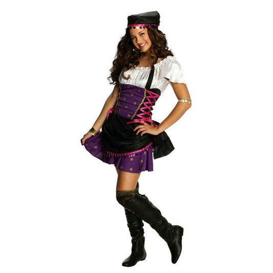 Rubies Costume Sassy Girls Teen Junior Gypsy Costume Size Teen Medium 2-6