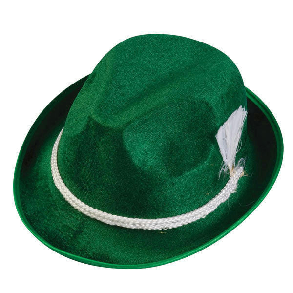 Green Oktoberfest Alpine Adult Costume Hat