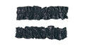 1920's Black Satin Old Fashioned Garter Flapper Arm Bands Armbands