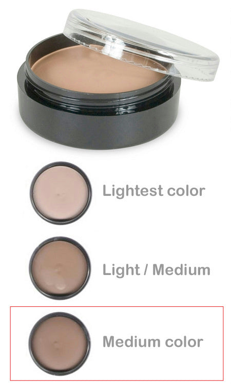 Mehron TC3 Tattoo Cover Up Medium Color Professional Makeup Flaw Concealer