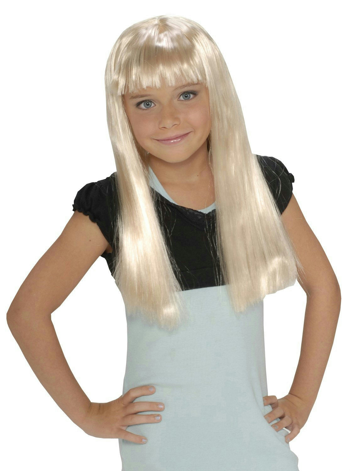 Rubie's Long Blonde Hair Child Rock Star Costume Wig