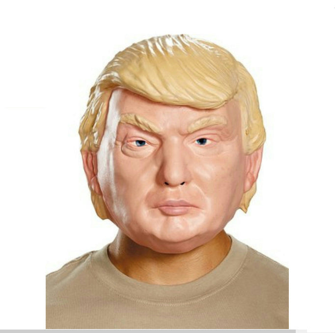 The Candidate Donald Trump 1/2 Vacuform Plastic Mask Adult Costume Accessory
