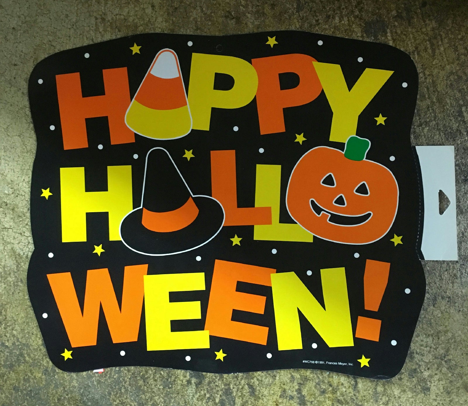 14x12" Happy Halloween Cardstock Party Paper Wall Window Decoration Decor