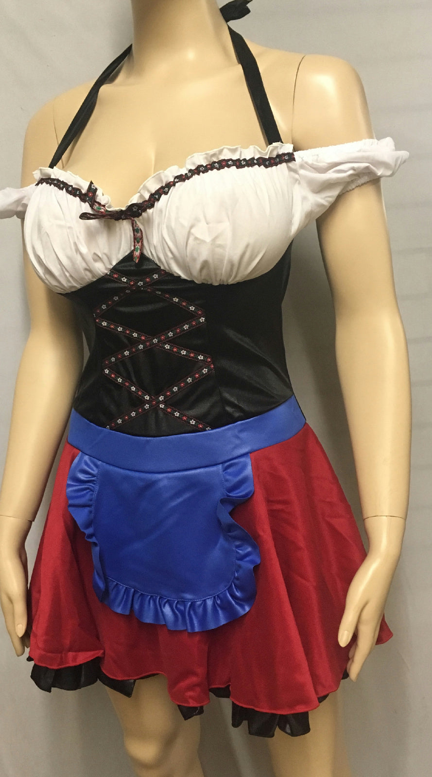 Sexy Alpenhof German Beer Maiden Fraulein Girl Women's Adult Costume Size XS 0-2