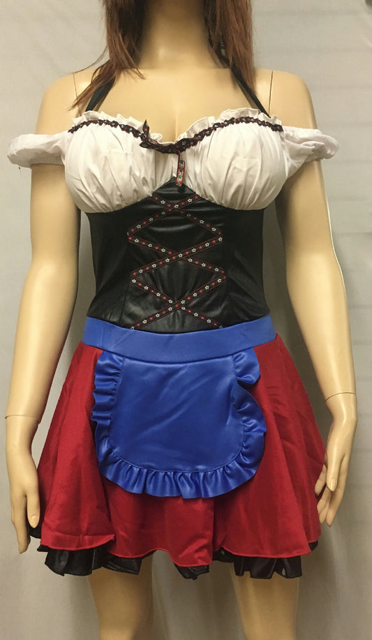Alpenhof German Beer Maiden Fraulein Girl Women's Adult Costume Size XS 0-2