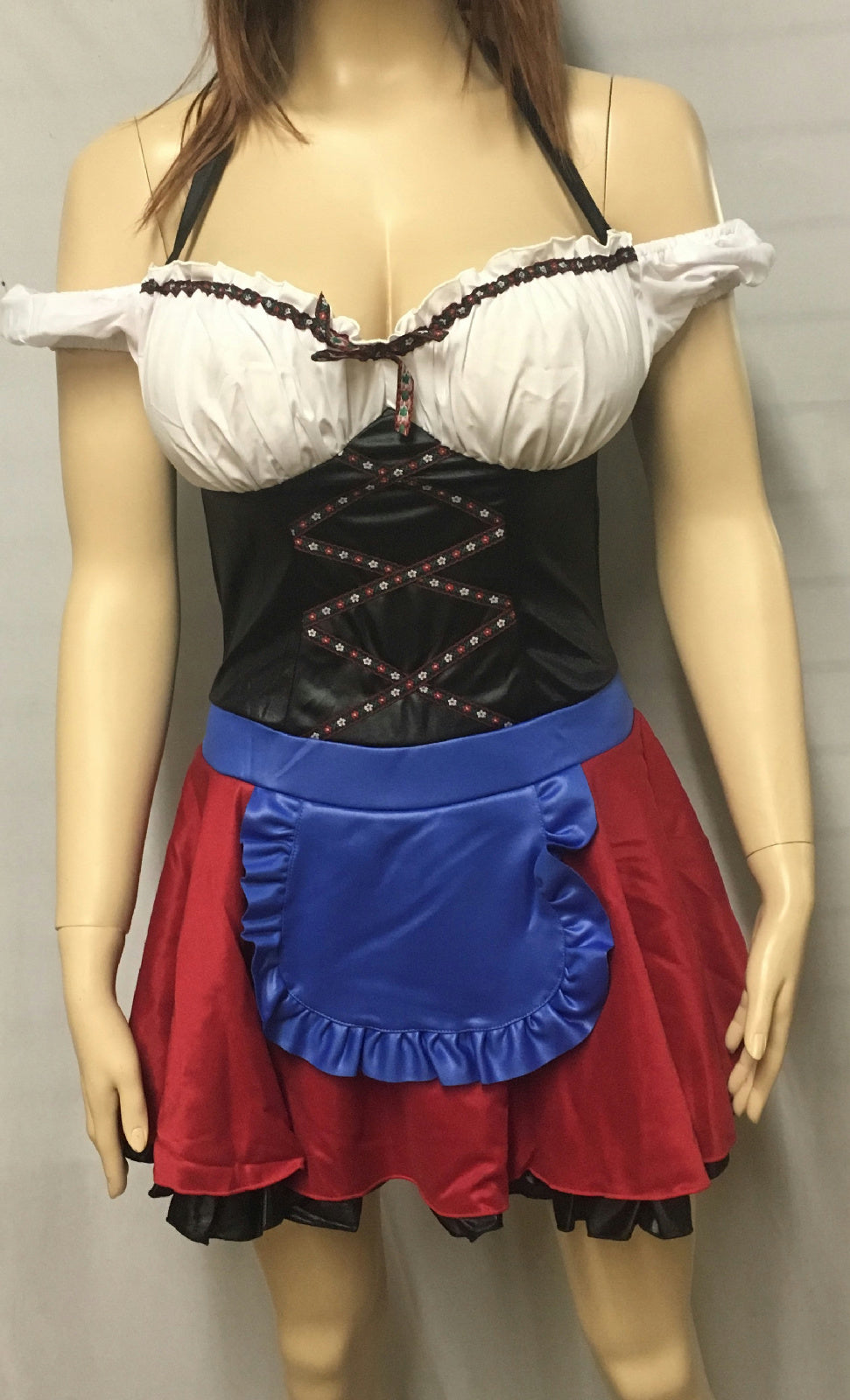 Sexy Alpenhof German Beer Maiden Fraulein Girl Women's Adult Costume Size XS 0-2