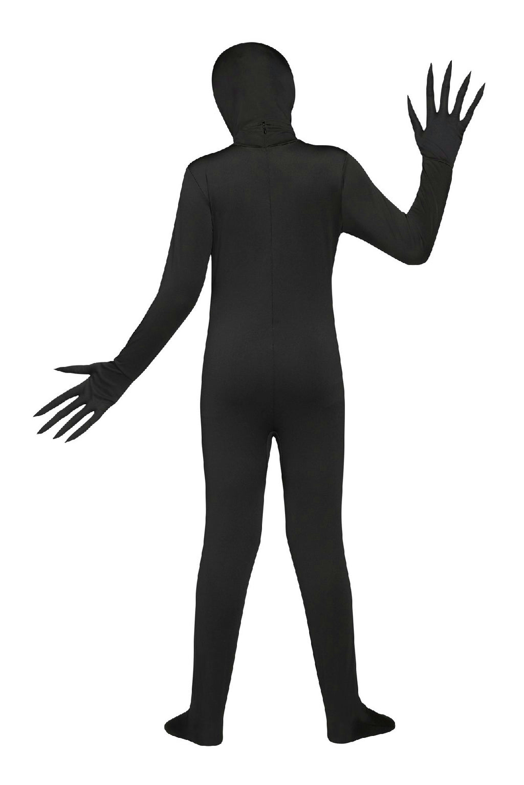 Fade Eye Shadow Demon Black Skin Suit Child Costume Medium 8-10
