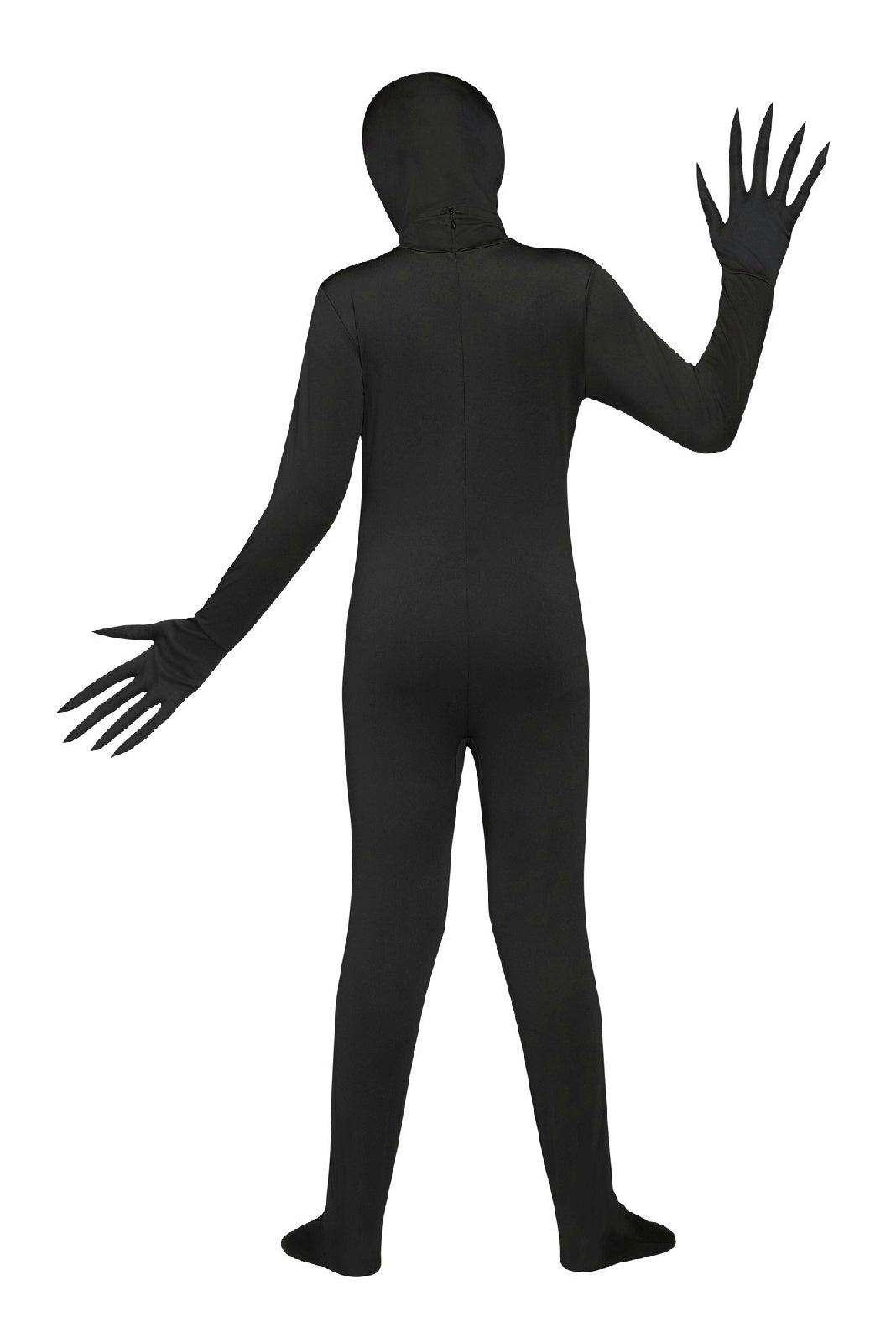 Fade Eye Shadow Demon Black Skin Suit Child Costume Medium 8-10