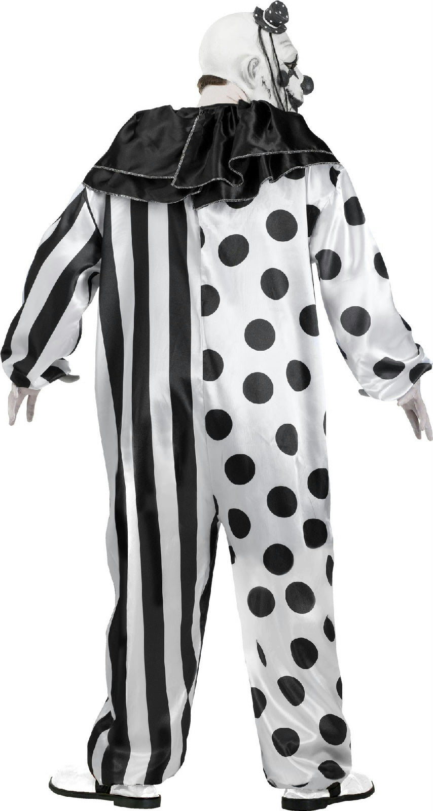 Black and White Killer Clown Adult Costume