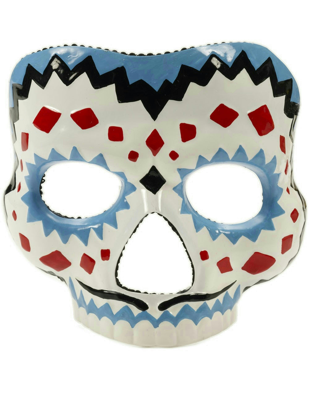 Plastic Male Day of the Dead Mask