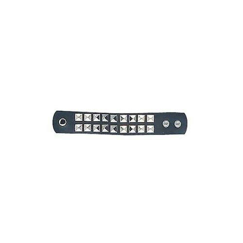 Double Studded Punk Goth Wristband Costume Accessory