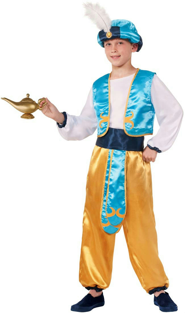 Gold Plastic Genie Lamp Prop Costume Accessory