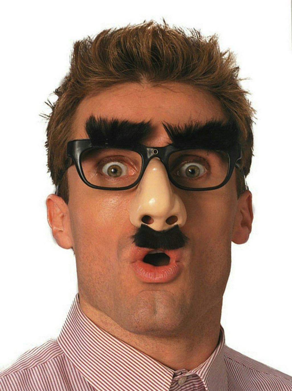 Mr. Boss Groucho Marx Funny Nose Disguise Glasses Bushy Eyebrows and Mustache