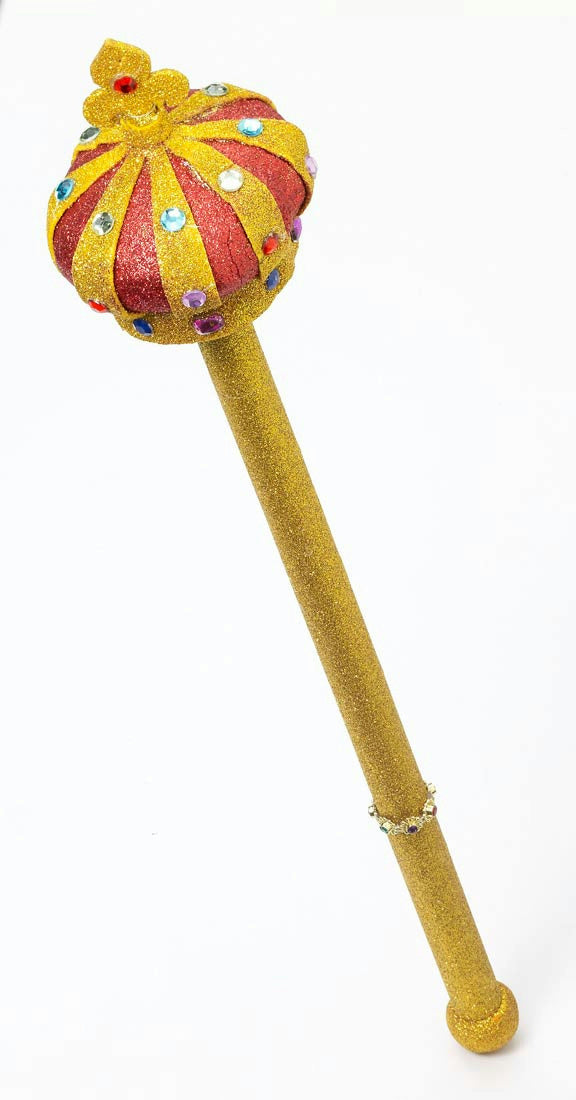Forum Gold Glitter Royal Scepter Costume Accessory