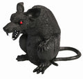 7" Hard Plastic Standing Rat Halloween Prop Decoration