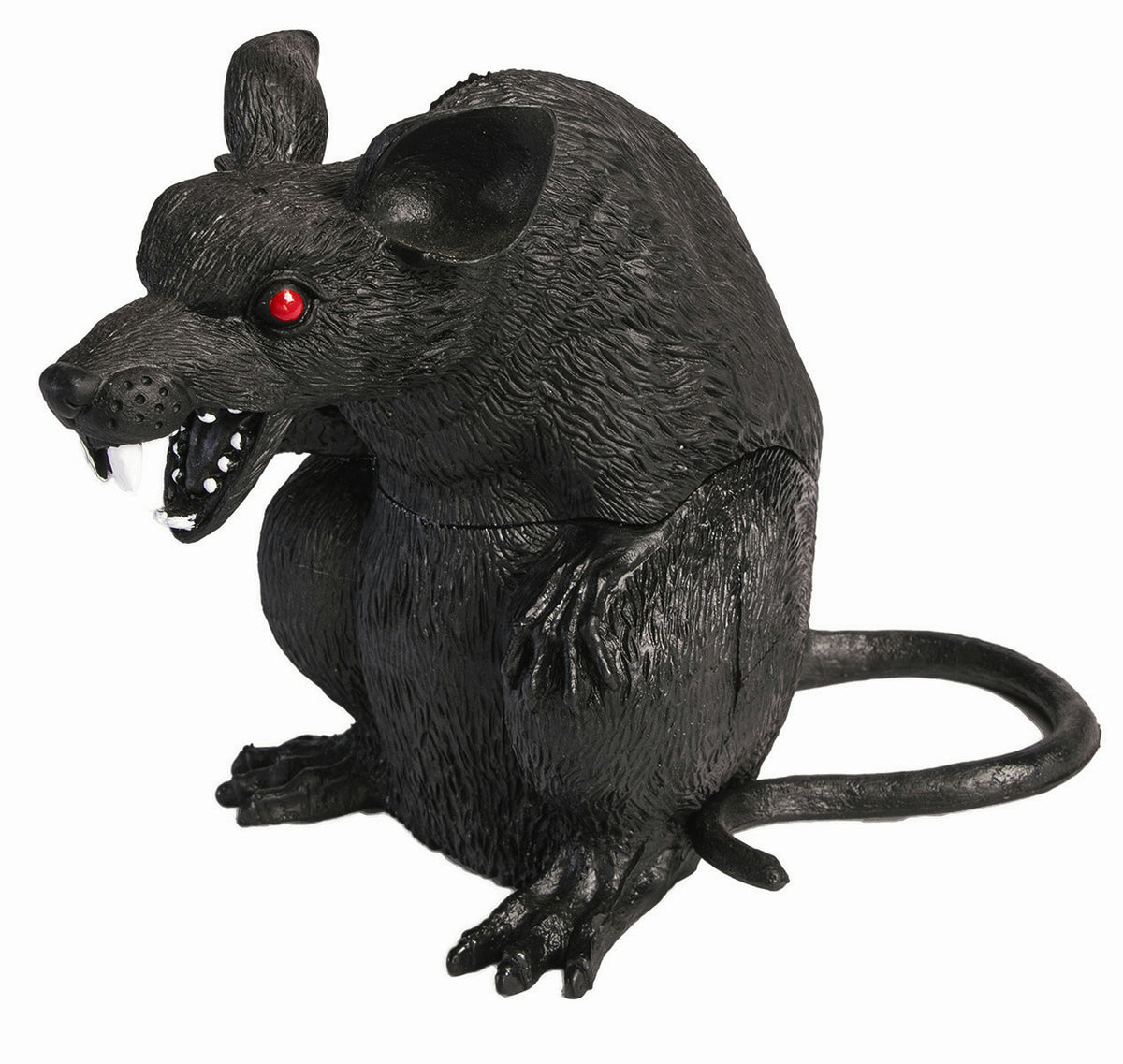 7" Hard Plastic Standing Rat Halloween Prop Decoration