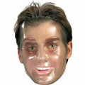 Transparent Young Male Man Plastic Adult Mask