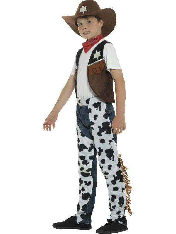 Smiffy's Texan Cowboy Child Costume Boy's Size Small 4-6