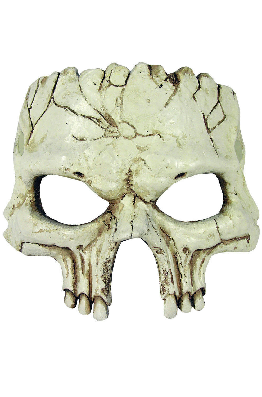 Skeletor Foam Cracked Skull Skeleton Half Mask