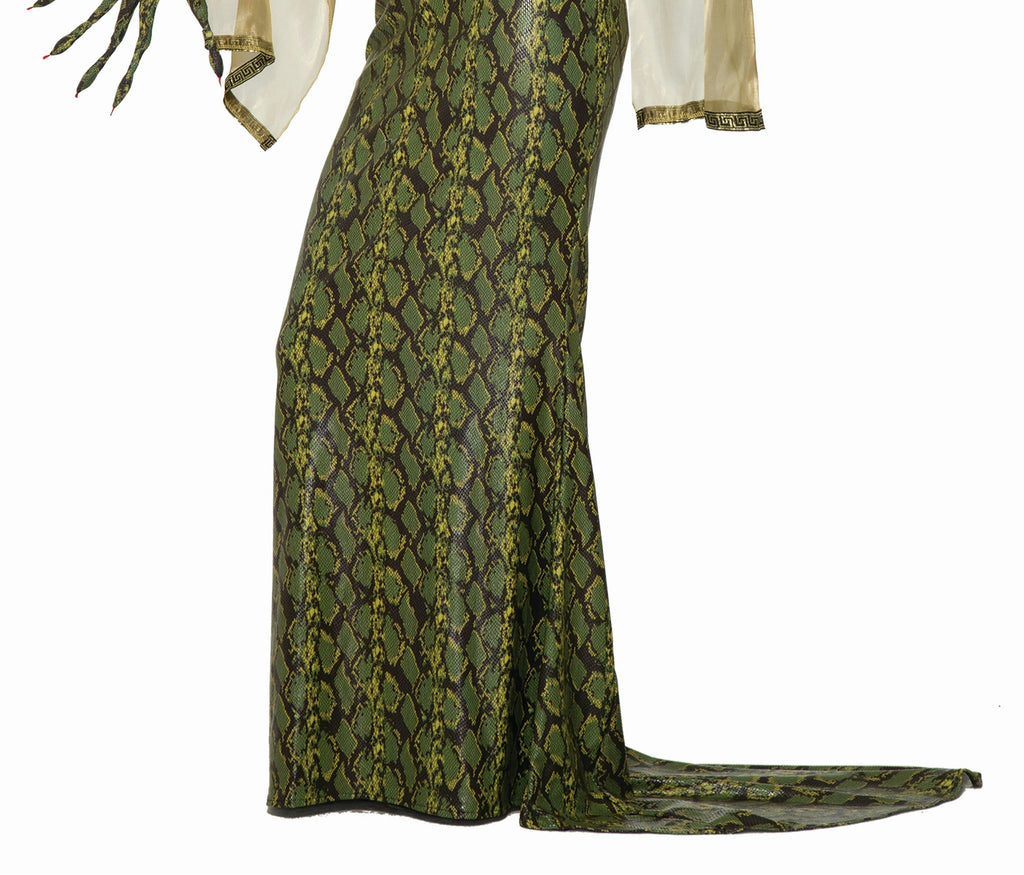 Medusa Snake Skin Ball Dress Adult Costume