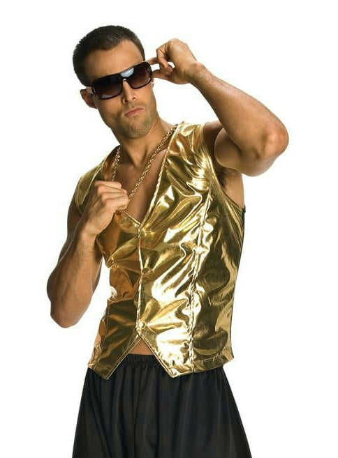 MC Rapper Gold Hammer Style Vest Time 1980s