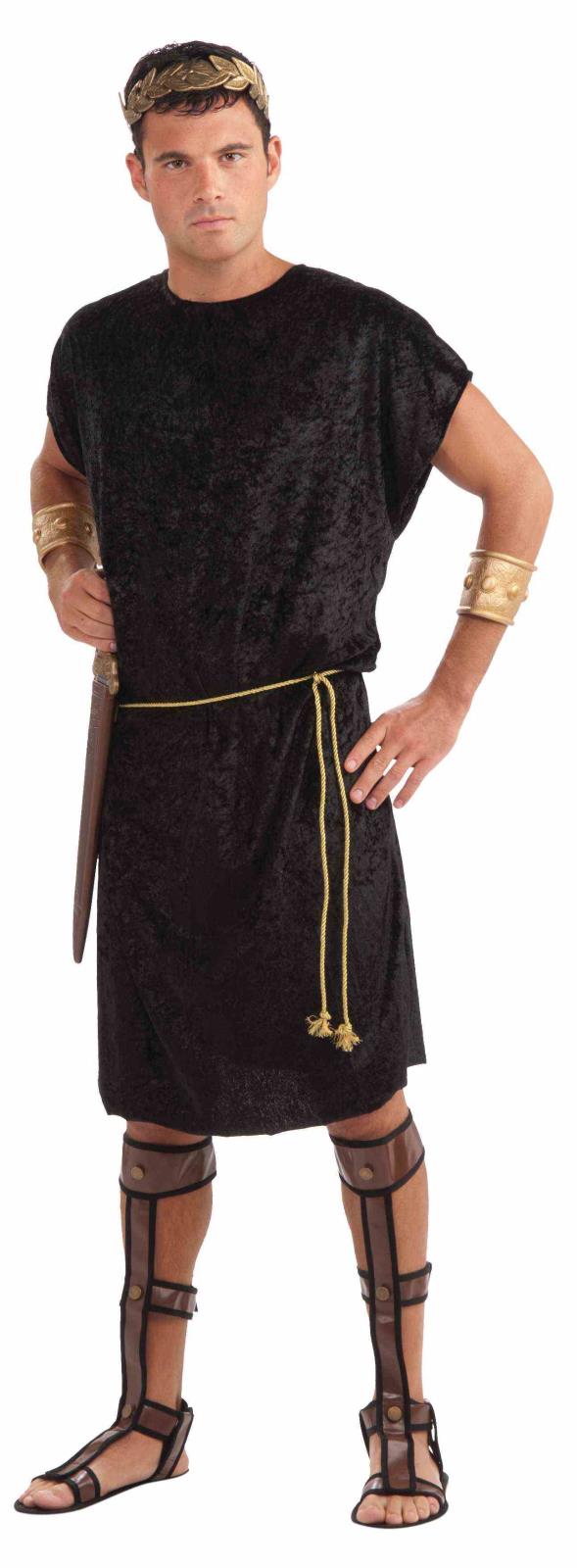 Black Adult Tunic with Rope Belt