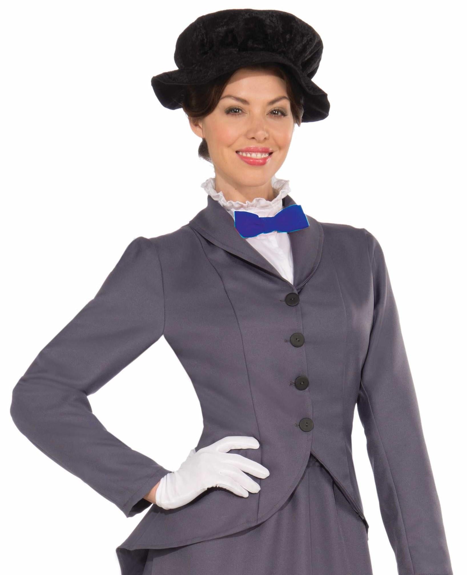 English Nanny Mary Poppins Adult Costume Standard Size