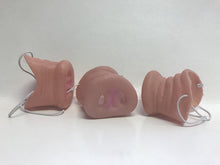 Load image into Gallery viewer, 3 Hog Pig Swine Boar Costume Nose Noses Little Piggies
