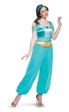 Load image into Gallery viewer, Disney Princess Women&#39;s Jasmine Deluxe Adult Costume Medium 8-10
