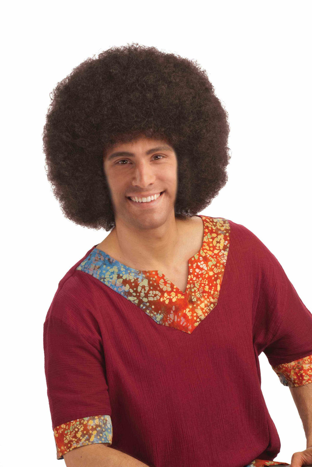 Deluxe Brown 60's Disco Afro Wig