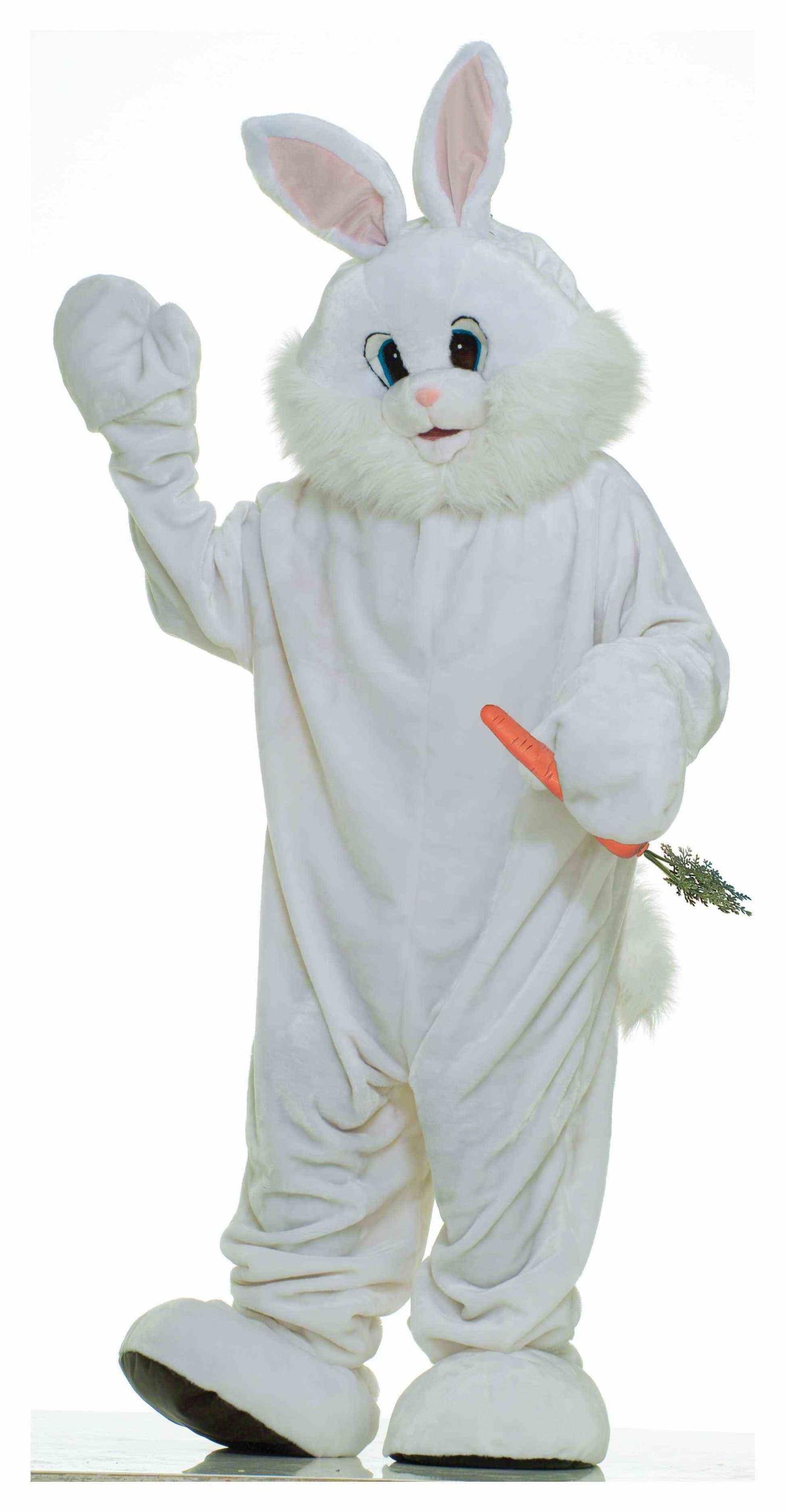 Deluxe Plush Bunny Rabbit Adult Mascot Easter Costume 61465