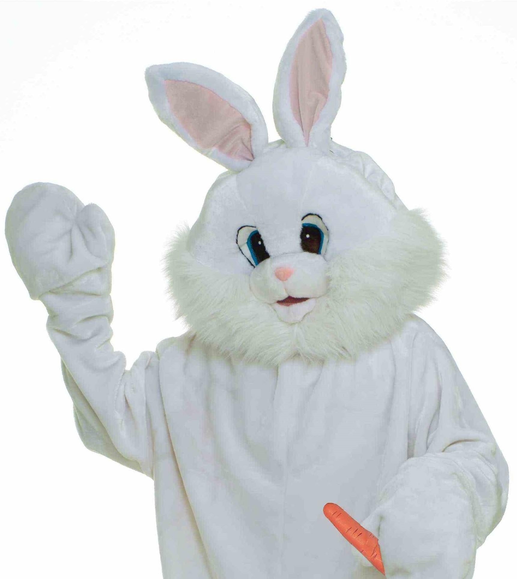 Deluxe Plush Bunny Rabbit Adult Mascot Easter Costume 61465