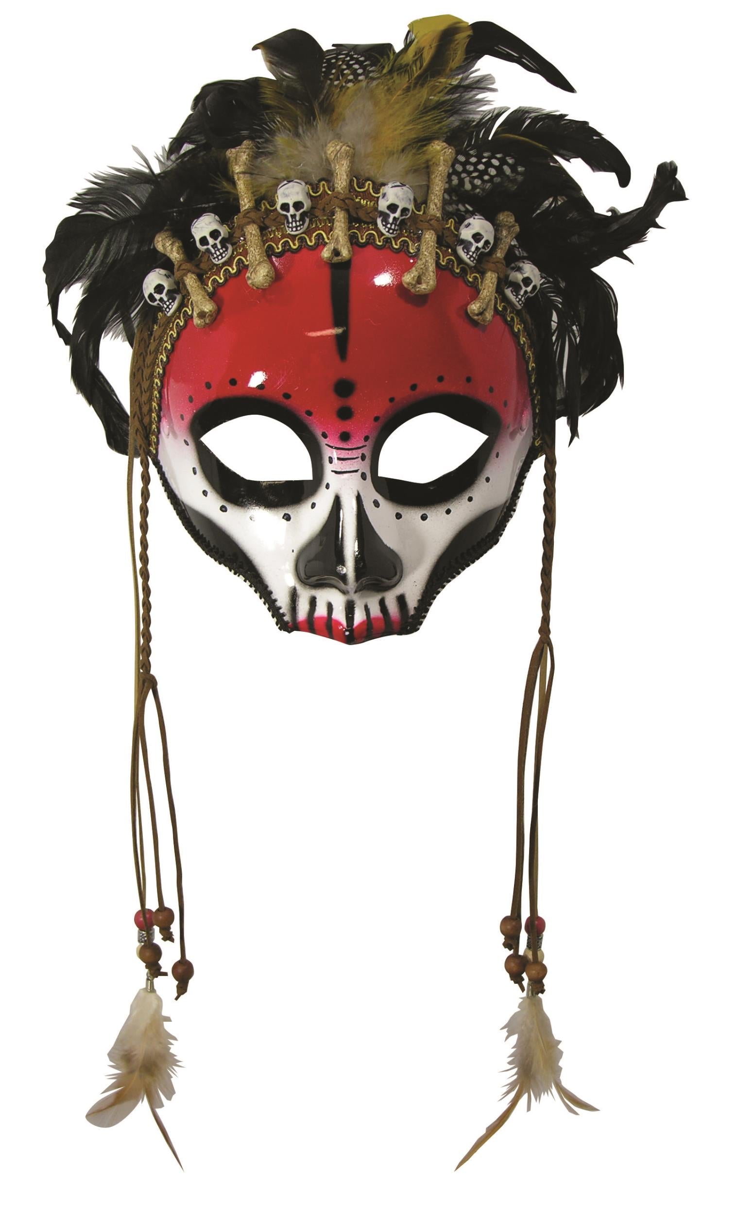 Forum Novelties Voodoo Witch Face Mask Costume Accessory