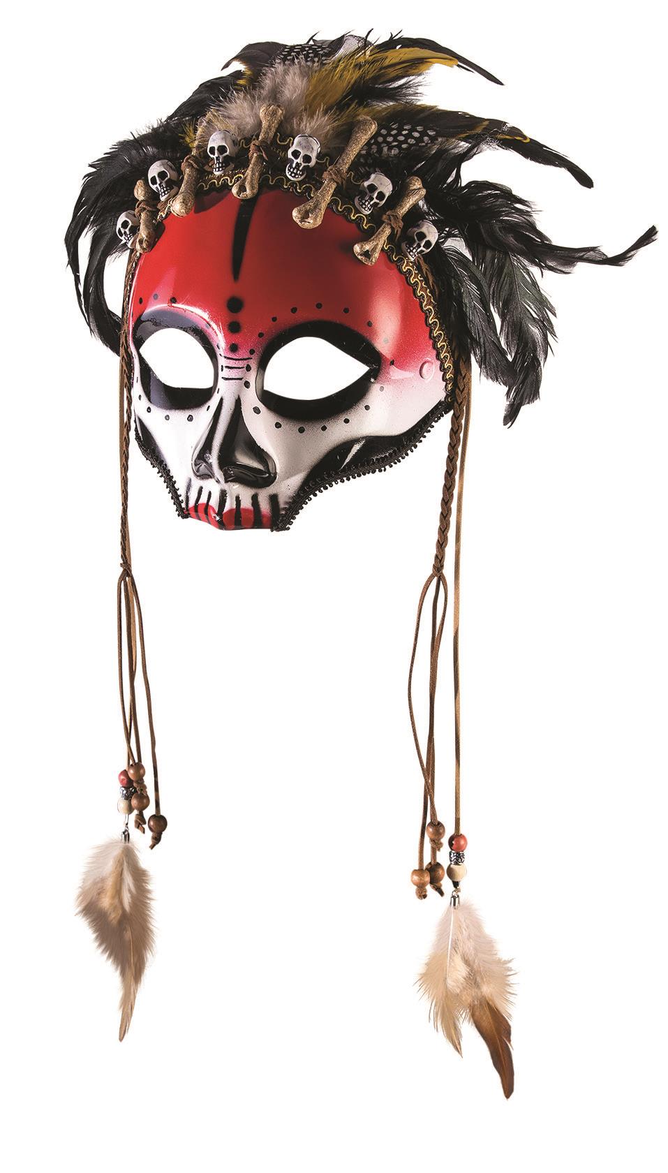 Forum Novelties Voodoo Witch Face Mask Costume Accessory